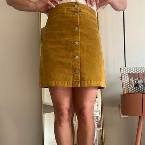 Corduroy Skirt